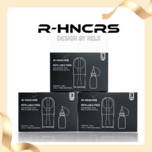 R-HNCRS 犀牛 空倉|通用 RELX 4/5/6 代・可重複填充省錢煙彈
